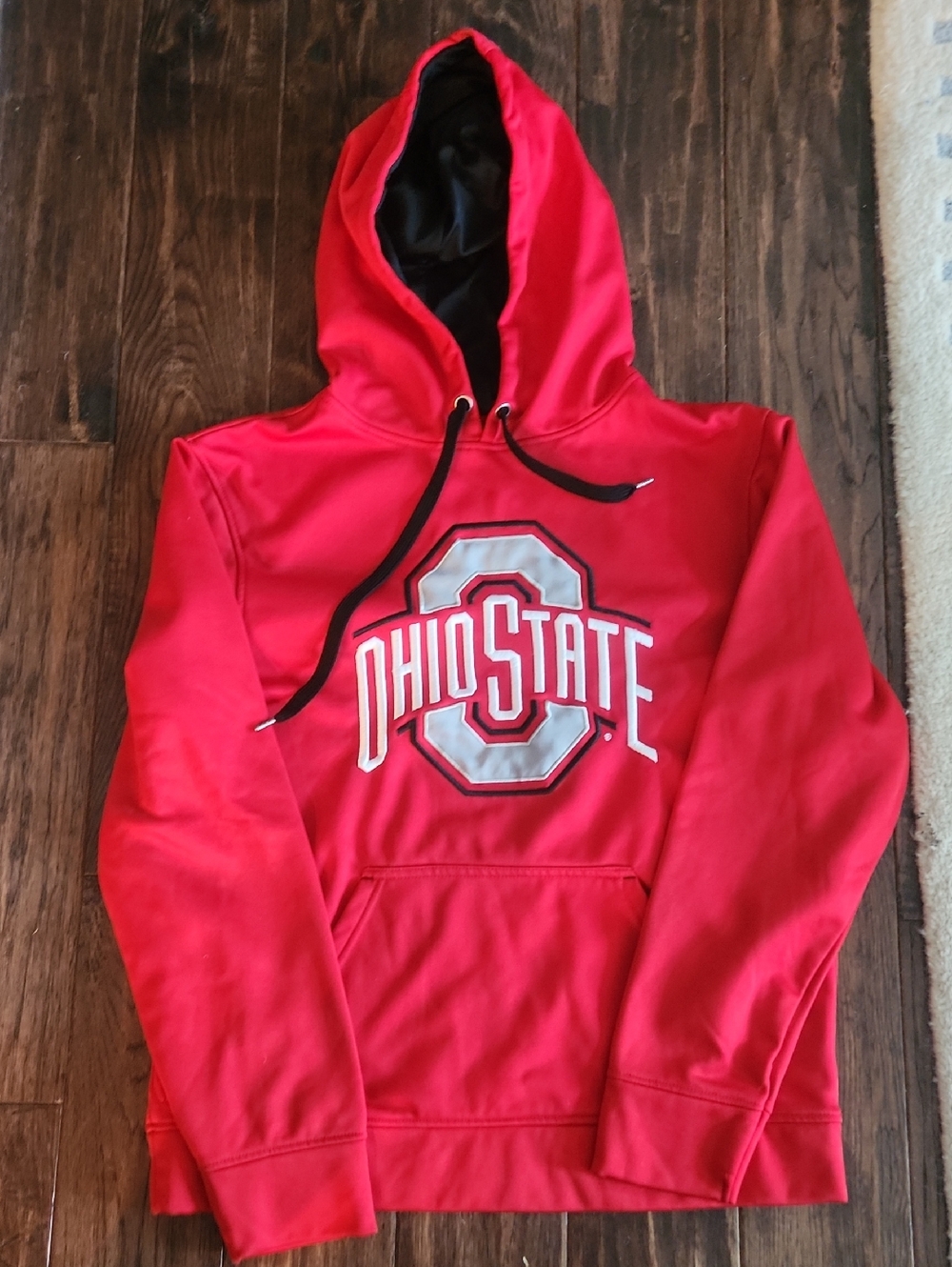 Ohio State Red Hoodie with Logo